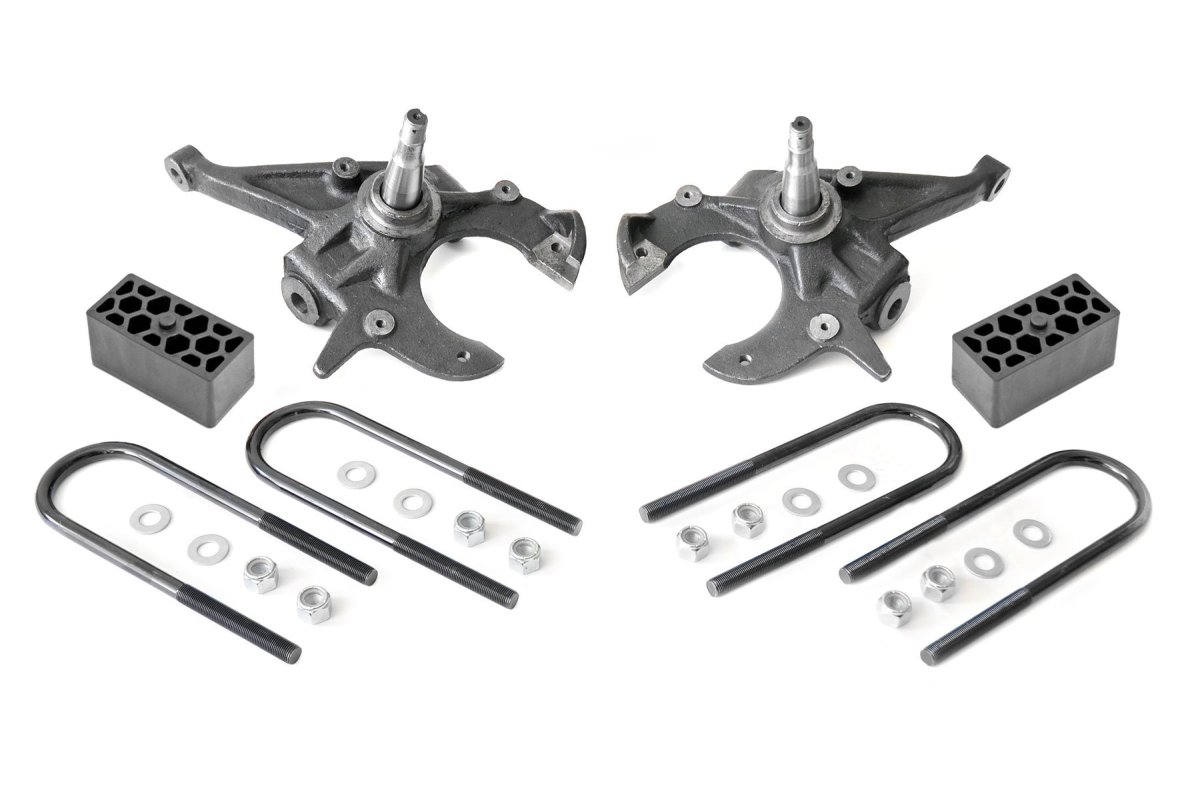 GMC S15 Jimmy Lowering Kit - Front + Rear - Rough Country - 2 Inch FR | 2.5 Inch RR - '83-'91